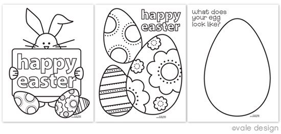 easter card coloring pages - photo #29