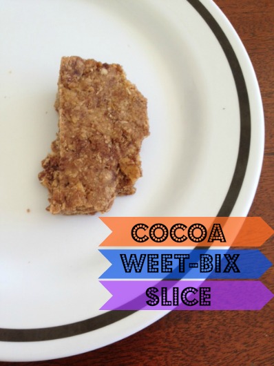 cocoa weetbix slice