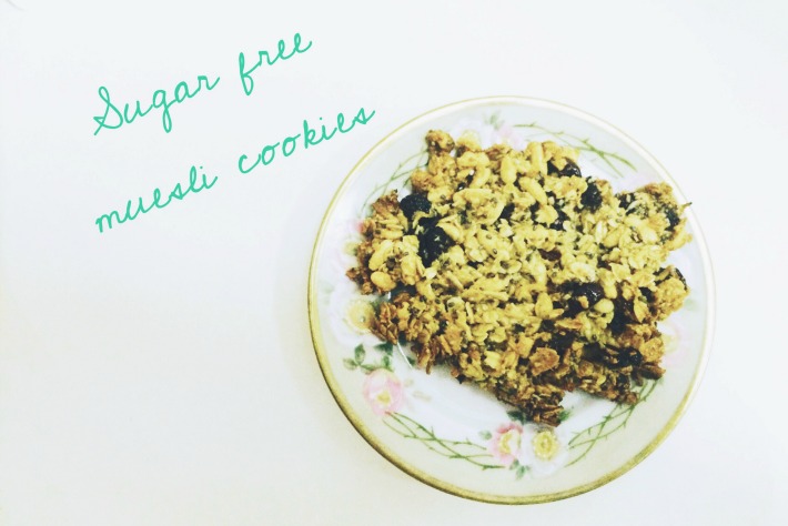 sugar free muesli cookies